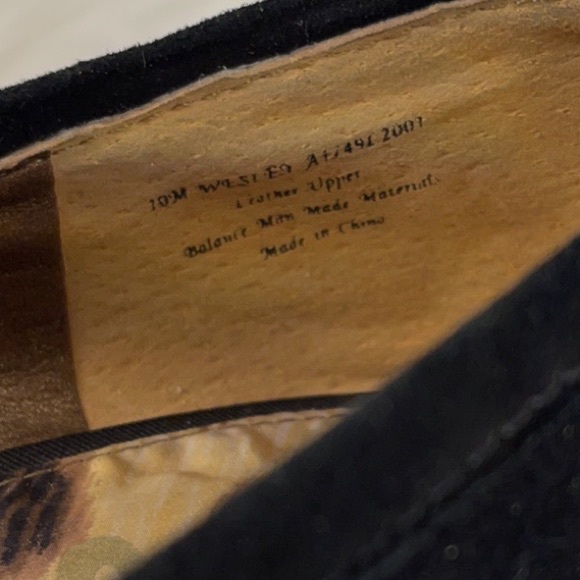 NWT Sam Edelman Black Leather Loafer Tassels & Wood Wedge Platform - Picture 15 of 16